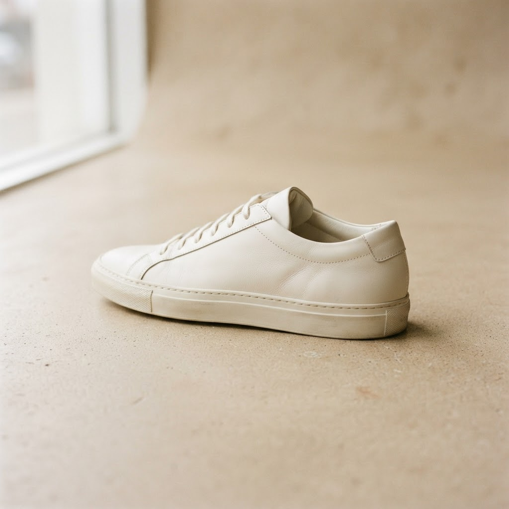 Minimalist Off-White Low-Tops